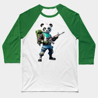 Fortnite-inspired panda design Baseball T-Shirt